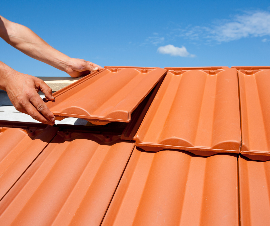 Tile Roofing at customers house in Wollongong