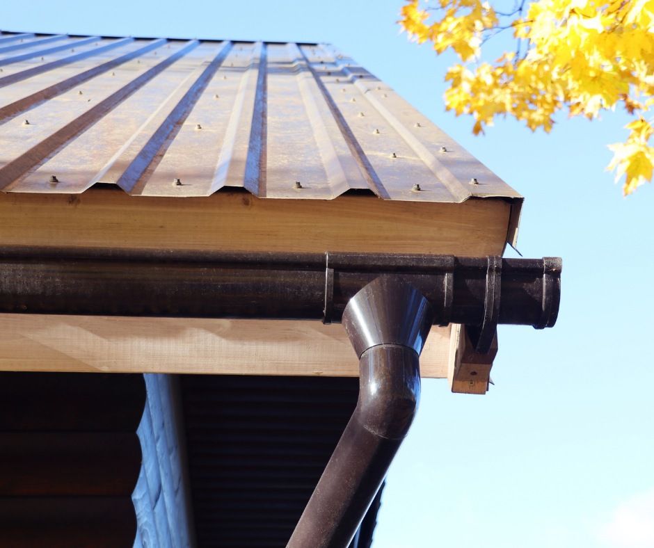 gutter and downpipes installed